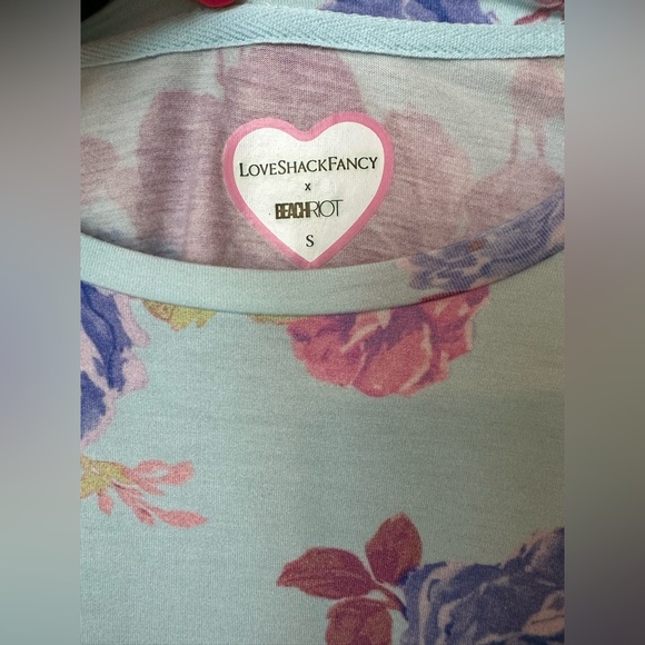 LoveShackFancy x Beach Riot Floral T-shirt - Picture 13 of 16
